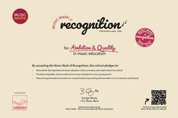 Music Mark Certificate